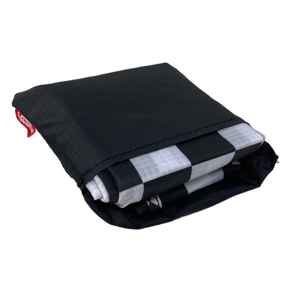 VANS Contortion Tote Bag Shopper Checkerboard White Black VN000DNTN0A1 - Picture 4 of 8